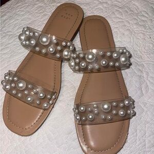 Pearl Sandals-size 9